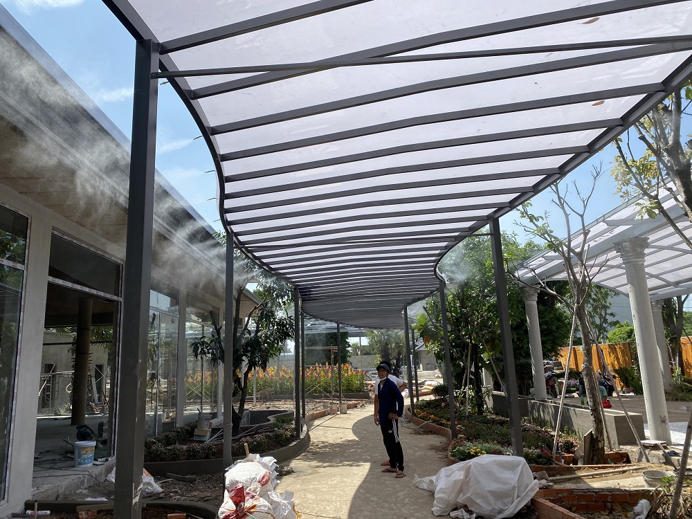 Lắp đặt hệ thống phun sương an toàn