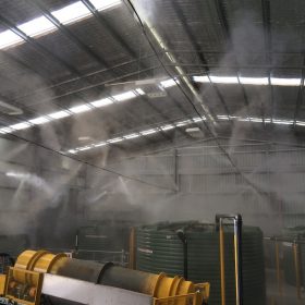 hệ thống phun sường làm mát nhà xưởng